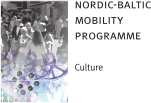 Nordisk kulturkontakt, Nordic-Baltic Mobility Programme Culture